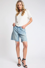 Load image into Gallery viewer, One Teaspoon Rebel Rise High Waist Long Length Denim Shorts - Salty Dog