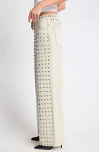 Load image into Gallery viewer, One Teaspoon Jackson Mid Waist Wide Leg Studded Denim Jeans