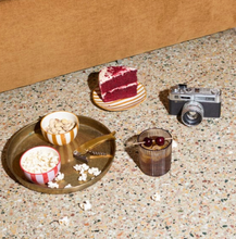 Load image into Gallery viewer, Here's How The Bella Set of 2 Dipping Bowls - Blue + Olive Splatter