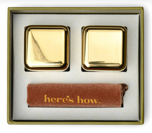 Load image into Gallery viewer, Here's How The Jupiter Cocktail Chillers in Gold - Set of 2