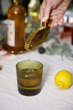 Load image into Gallery viewer, Here's How The Scout Lowball Glass - Olive, Set of 2