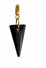 Load image into Gallery viewer, Goldfine Cut Crystal Charm