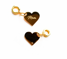 Load image into Gallery viewer, Goldfine Custom Mom Heart Charm