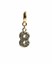 Load image into Gallery viewer, Goldfine Number Lock Charms