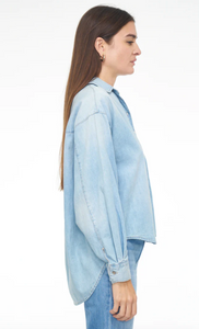 Pistola Sloane L/S Oversized Button Down Shirt in Edgewater
