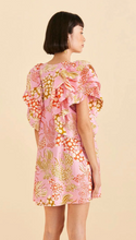 Load image into Gallery viewer, Farm Rio Pink Mixed Lobsters Organic Cotton Mini Dress - FINAL SALE