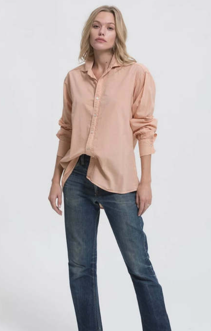 Cali Dreaming Collared Boy Shirt in Fawn - FINAL SALE