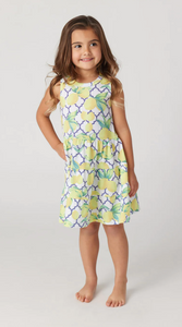 Sol Angeles Kids Lemon Tree Tier Tank Dress - FINAL SALE
