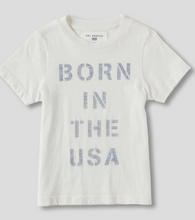 Load image into Gallery viewer, Sol Angeles Kids Born in USA Crew in White - FINAL SALE