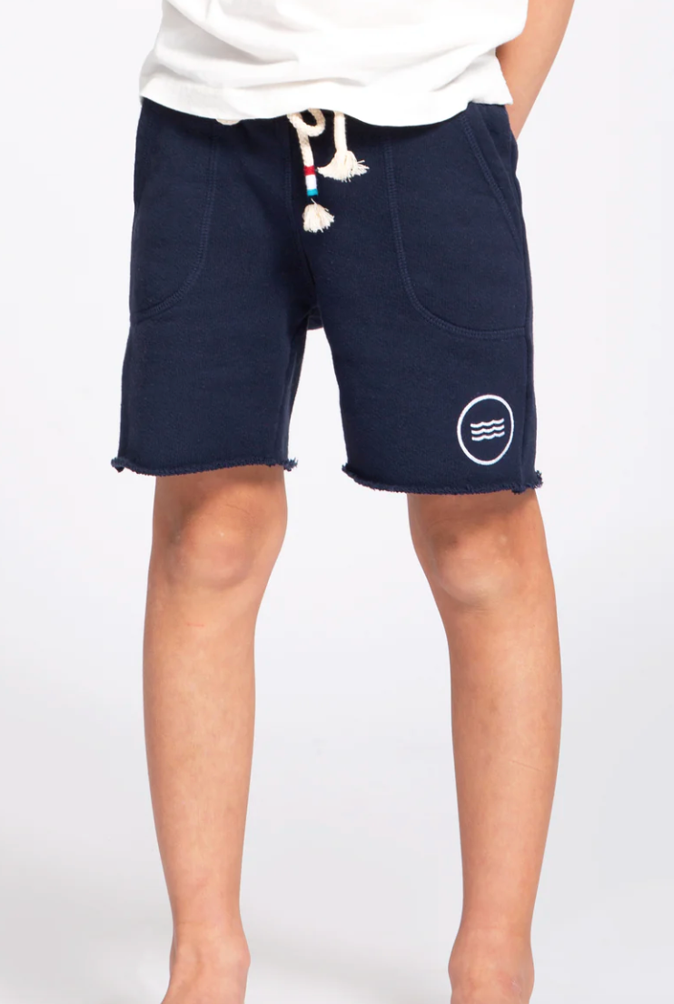 Sol Angeles Kids Waves Boy Short in Indigo