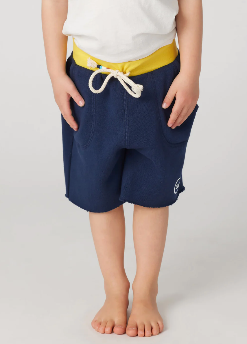 Sol Angeles Kids Colorblock Short in Indigo - FINAL SALE