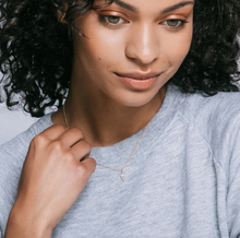 Load image into Gallery viewer, Kris Nations Lightning Bolt Charm Necklace in Gold