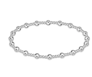 enewton Classic Sincerity Pattern 4mm Bead Bracelet - Sterling