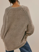 Load image into Gallery viewer, Free People Teddy Sweater Tunic in Silver Clouds - FINAL SALE