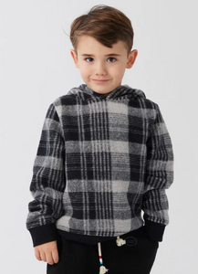 Sol Angeles Kids Plaid Pullove Hoodie - FINAL SALE
