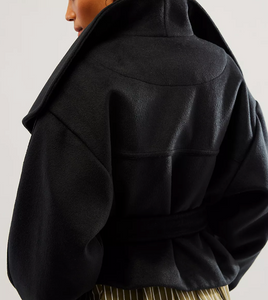 Free People Mina Jacket in Black