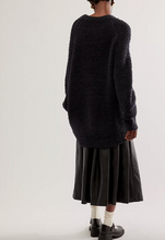 Load image into Gallery viewer, Free People Teddy Sweater Tunic in Black