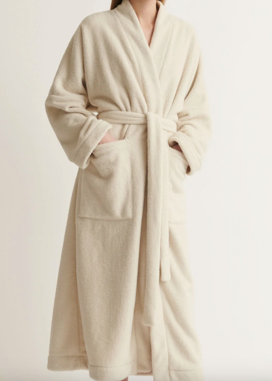 Skin Viviana Robe in Bone