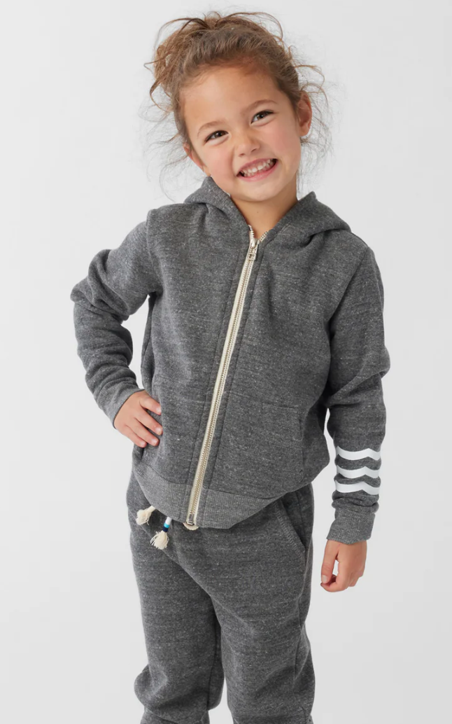 Sol Angeles Kids Waves Essential Zip Hoodie Heat