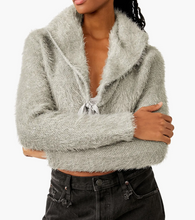 Load image into Gallery viewer, Free People Mina Cardi in Silver Belle - FINAL SALE