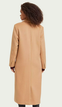 Load image into Gallery viewer, Scotch &amp; Soda Double-breasted Wool Coat in Camel