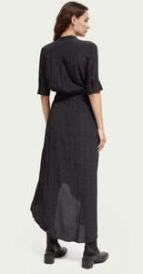 Scotch & Soda Midi Shirt Dress w/Assymetrical Skirt