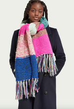 Load image into Gallery viewer, Scotch and Soda Hand-Knit Fringe Scarf