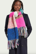 Load image into Gallery viewer, Scotch &amp; Soda Hand-Knit Fringe Scarf