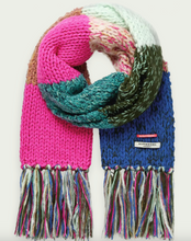 Load image into Gallery viewer, Scotch and Soda Hand-Knit Fringe Scarf