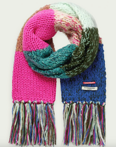 Scotch & Soda Hand-Knit Fringe Scarf