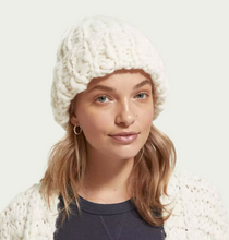 Load image into Gallery viewer, Scotch &amp; Soda Chunky Knit Beanie in Soft Ice