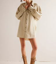 Load image into Gallery viewer, Free People Freddie Shirt in Castle Wall - FINAL SALE
