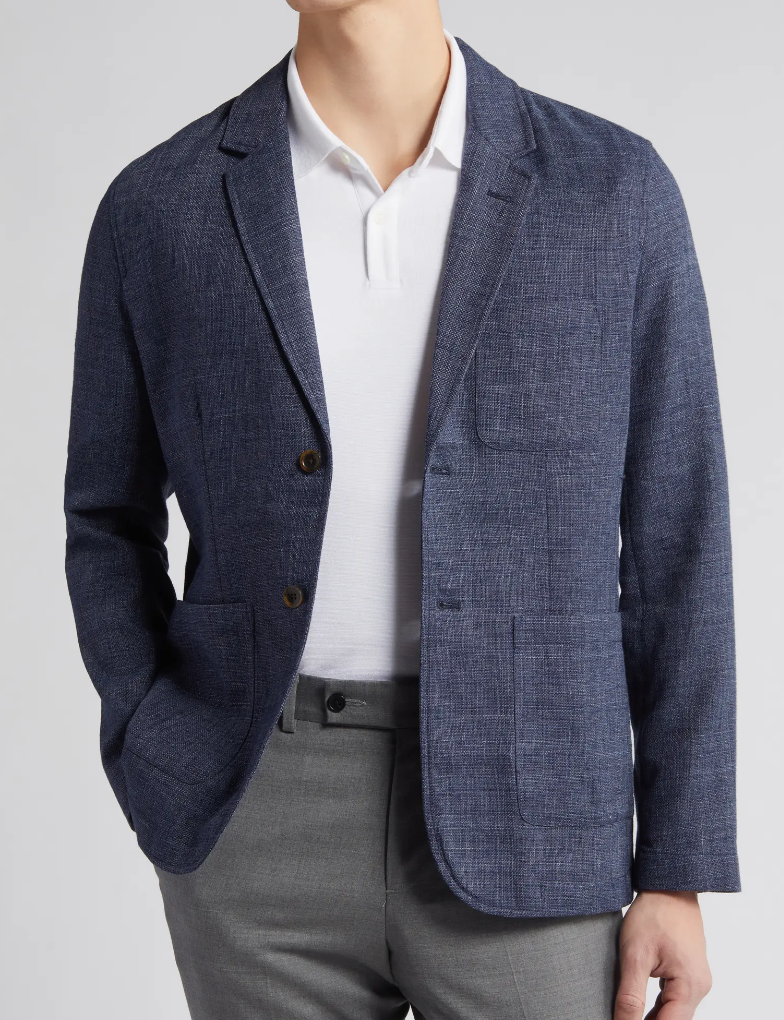 Rails Idris Blazer in Navy Melange