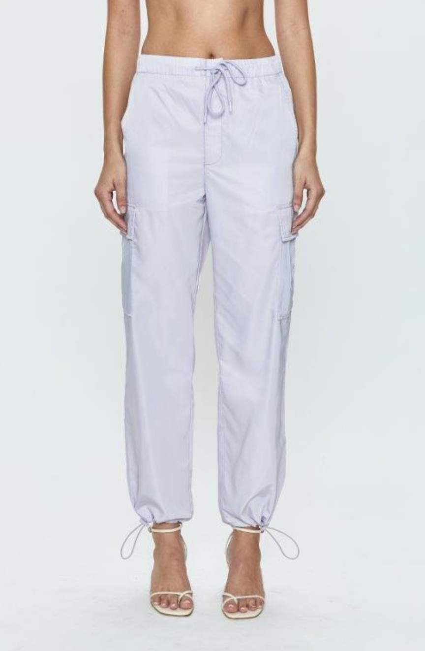 Pistola Jade Lightweight Cargo Trouser in Lilac Mist - FINAL SALE
