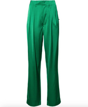 Load image into Gallery viewer, Scotch &amp; Soda Pleated Satin Pant in Green