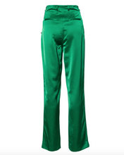 Load image into Gallery viewer, Scotch &amp; Soda Pleated Satin Pant in Green