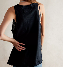 Load image into Gallery viewer, Free People Love Language Solid Tank in Black