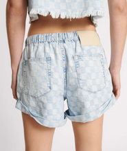 Load image into Gallery viewer, One Teaspoon Checkmate Shabby Bandit Drawstring Boyfriend Short
