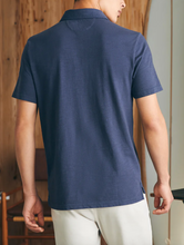 Load image into Gallery viewer, Faherty Mens Sunwashed Polo Navy