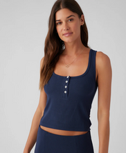 Load image into Gallery viewer, Sol Angeles - Rib Henly Tank in Indigo