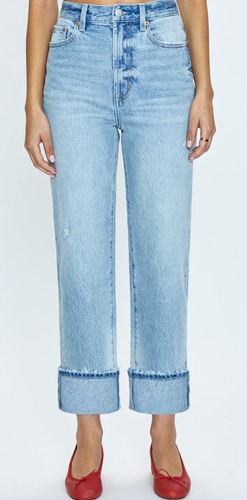 Pistola Cassie Crop Super High Rise Straight in Panorama Vintage - FINAL SALE
