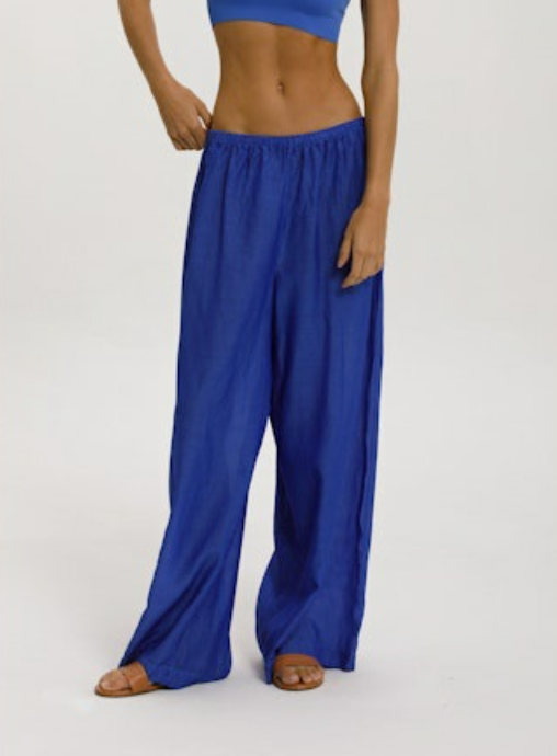 Cali Dreaming Baja Pant in True Blue Stripe - FINAL SALE