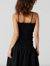 Load image into Gallery viewer, Sol Angeles Gillian Smocked Tank in Black