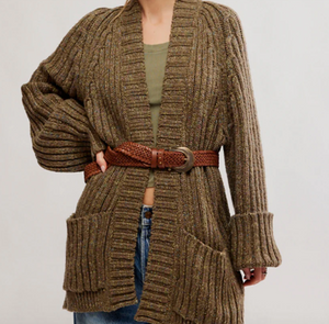 Free People Blossom Cardi in Ivy Earth Combo - FINAL SALE