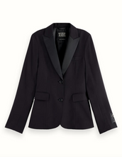 Load image into Gallery viewer, Scotch and Soda Tuxedo Blazer in Black
