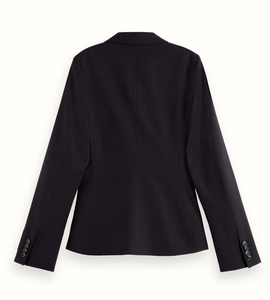 Scotch and Soda Tuxedo Blazer in Black