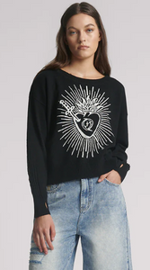 One Teaspoon Heart O Steel Knit Jumper - FINAL SALE