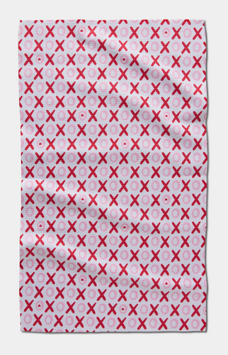 Geometry XOXO Tea Towel