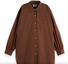 Load image into Gallery viewer, Scotch and Soda Oversized Light Weight Cotton Shirt in Cold Brew