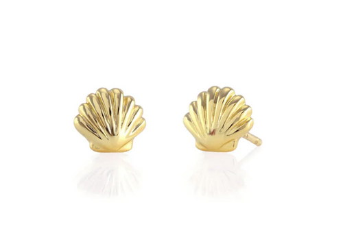 Kris Nations Seashell Stud Earrings